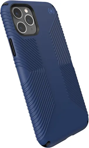 Vista 9 de Speck Productos Presidio2 Grip - Funda compatible con iPhone 11 Pro, negro/negro/negro/blanco