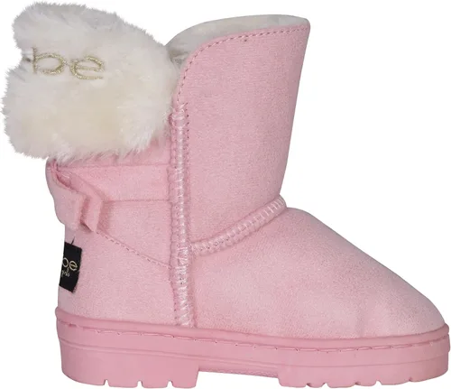 Vista 4 de bebe Botas de invierno para niñas, botas de piel sintética (bebéniño pequeñoniño grande), Negro