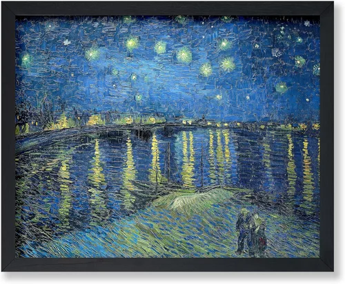 Vista 66 de Poster Master Póster clásico de Van Gogh, impresión impresionista vintage, regalo para artista, pintor, autorretrato, sombrero de paja, dibujo