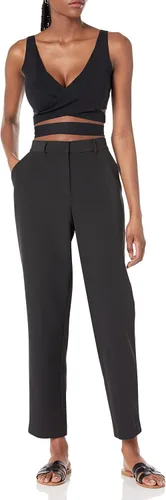 Vista 3 de The Drop Abby Pantalón frontal plano para mujer