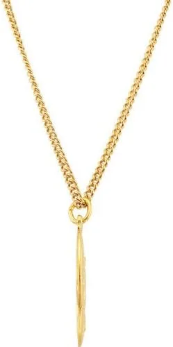 Vista 2 de Plata de Ley Chapados en oro de 24K oval medalla Milagrosa Collar 24 2882X 1782mm