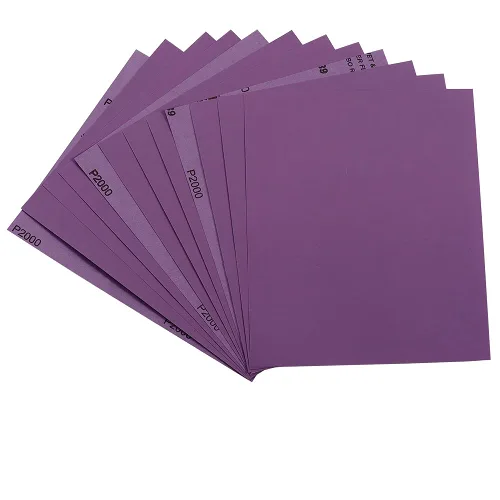 Vista 22 de Papel de lija de grano 60, hojas de lija en seco y húmedo de 9 x 11 pulgadas, papel de lija abrasivo avanzado de alúmina blanca fundida para acabado