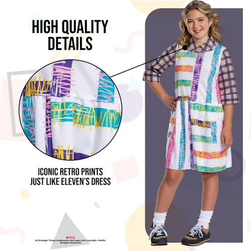 Vista 4 de Stranger Things Tween Classic Eleven S4 Look Costume