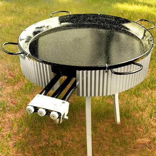 Vista 5 de Parabrisas para quemador de gas Paella (28 pulgadas)