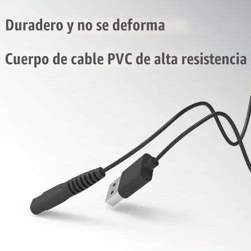 Vista 3 de Cable de alimentación de repuesto para cargador USB Manspot Trimmer