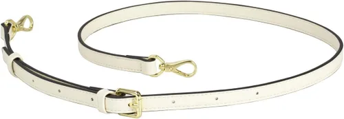 Vista 4 de Allzedream - Correa de cuero para bolso cruzado de repuesto, largo ajustable, Oro