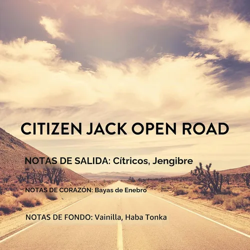 Vista 5 de Michael Malul Citizen Jack Open Road Eau de Parfum para hombre, 0.3 fl oz, tamaño de viaje
