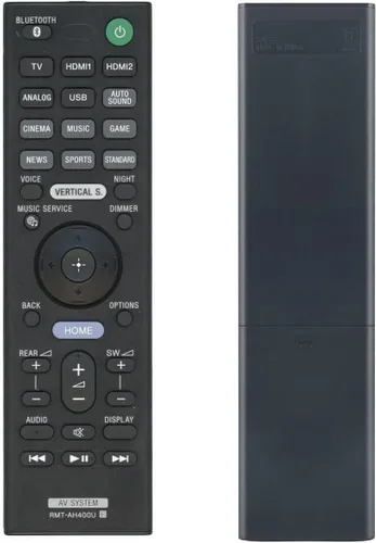 Vista 5 de Nuevo RMT-AH400U RMTAH400U Control remoto de repuesto aplicable para sistema de barra de sonido Sony y receptor de audio y video Sony SAWZF9 SA-WZF9