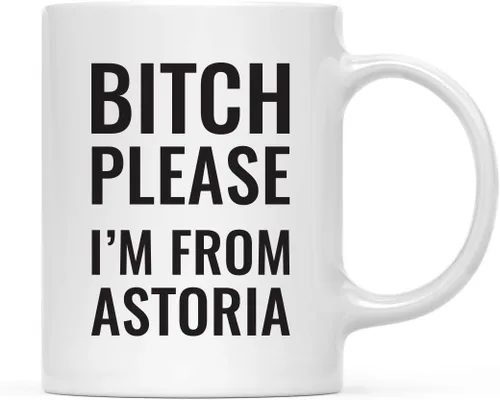Vista 93 de Andaz Press Taza de café de 11 onzas, regalo de broma, Bitch Please I'm from Alabama, paquete de 1, incluye caja de regalo, divertidas ideas