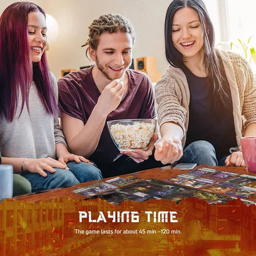 Vista 3 de KESS -El juego de mesa Contra -Nueva edición Juego de mesa para adultos y familia Juego de mesa cooperativo de correr y acción de armas 1-4