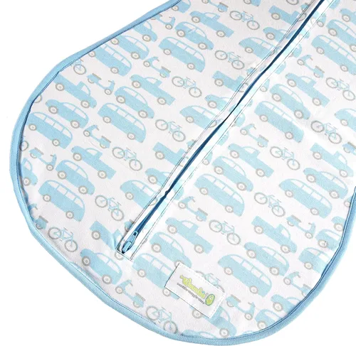 Vista 7 de Saco de bebé Woombie, convertible, fácil de usar, opción natural de abrazo, elástico, abrazable, tela transpirable