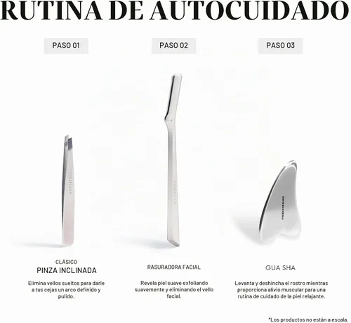 Vista 5 de Tweezerman Gua Sha Acero Inoxidable