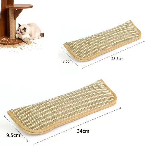 Vista 7 de Interactive Catnip Chew Toy for Indoor Cats, Refillable Sisal Catnip Kicker Pillow with Organic Catnips, Durable Teething & Scratching Toy for