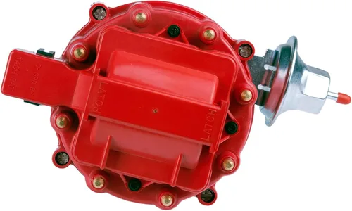 Vista 3 de MAS Distribuidor de encendido con tapa y rotor 1040011 65K bobina bloque pequeño compatible con Pontiac 301ci 326ci 350ci 389ci 400ci 421ci 428ci