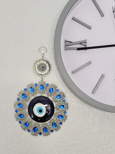 Vista 4 de LUCKBOOSTIUM Door Charm Evil Eye Keychain for Protection - Evil Eye Car Hanging Ornament and Rear View Mirror Accessories