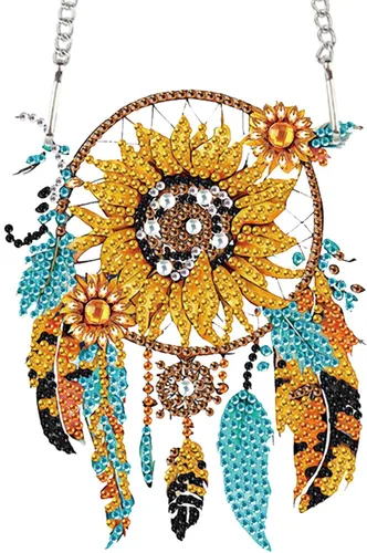 Vista 17 de AiYuanzsh Animal Parrot DIY Kits de Pintura de Arte de Diamante de Acrílico Colgante Pendientes de Arte de Diamante de Rinstone Especialmente
