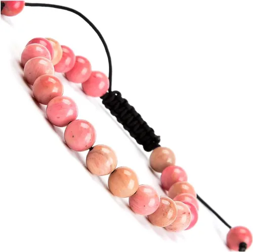 Vista 46 de MASSIVE BEADS - Pulseras ajustables unisex de cuentas de cristal de piedras preciosas con poder curativo natural, de macramé Piedras de 7 chakras