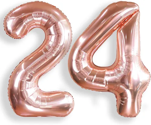 Vista 55 de AULE Globos grandes de 40 pulgadas con números 0 azules, globos grandes de números de aluminio, decoraciones de fiesta de cumpleaños de helio