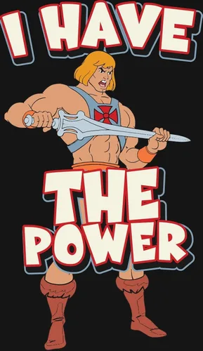 Vista 2 de He-Man I Have The Power - Sudaderas con cordón para hombre, color negro