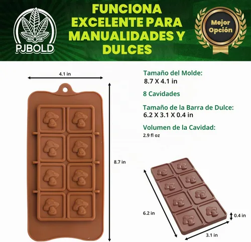 Vista 2 de Molde de silicona para barra de caramelo de hong