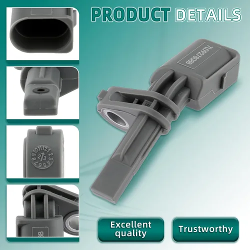 Vista 3 de AUTOKAY Kit de sensor de velocidad de rueda ABS 4X Compatible con Audi Q7 VW Touareg Porsche Cayenne 03-10