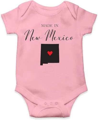 Vista 2 de Funny State Made In Nebraska Map - Mameluco esencial para bebé y niño disfraz de Pascua de 6 meses de abuelos
