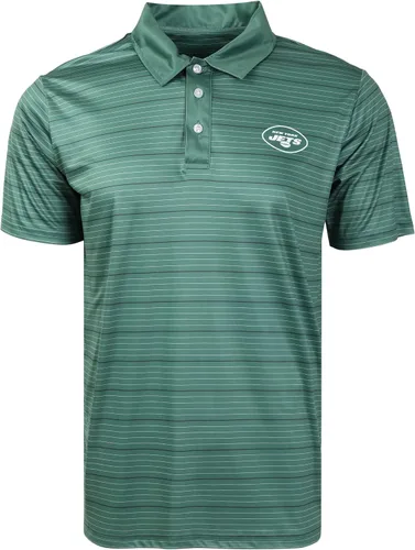 Vista 12 de FOCO Mens NFL Team Logo Striped Polyester Polo Short Sleeve Shirt