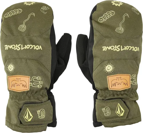 Vista 10 de Volcom Mens Nyle Insulated Pipe and Park Winter Snowboard Ski Mitt