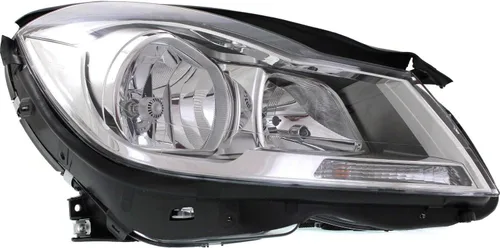 Vista 2 de Garage-Pro Faros delantero lado pasajero lado faro conjunto para Mercedes Benz C250 2012-2014, C300 halógeno con bombilla(s) sedán, reemplaza #