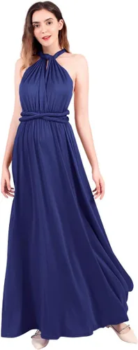 Vista 4 de Vestido de noche mil formas para mujer, vestido largo para coctel, vestido multiformas