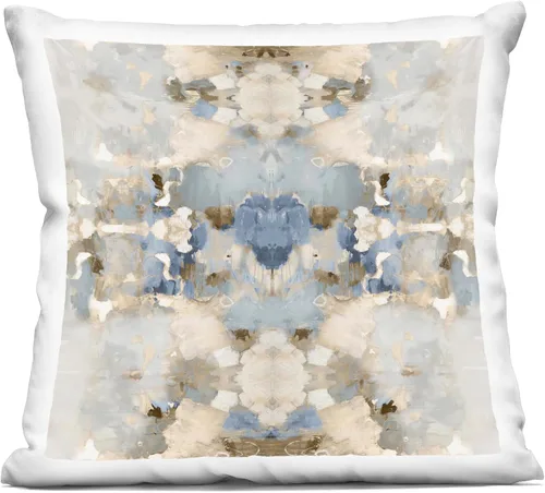 Vista 16 de Stupell Industries Natural Boho Abstraction - Almohada para interiores, 18 x 18 pulgadas, color beige