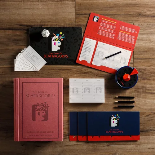 Vista 3 de WS Game Company Scattergories Edición de estantería vintage