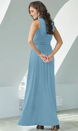 Vista 16 de Koh Koh - Maxi vestido largo sin mangas para dama de honor, cóctel, noche