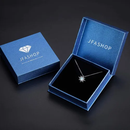 Vista 7 de Sun Necklace S925 Sterling Silver Vintage Moonstone Retro Sunburst Pendant Retro Sunshine Necklaces for Women Girls Boys Men