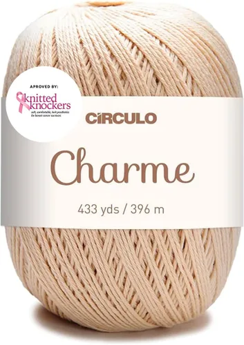Vista 6 de CIRCULO Charme - Paquete de hilo para tejer y ganchillo, 3 bolas de 100% algodón virgen brasileño mercerizado, peso deportivo suave, color 2012