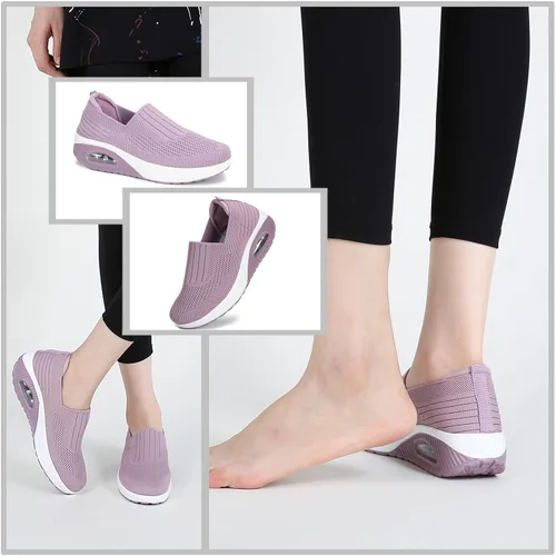 Vista 6 de Touchmosees Women Slip-on Walking Shoes