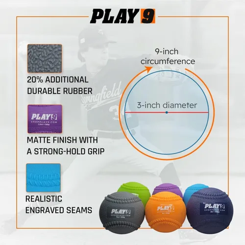 Vista 3 de Plyometric Baseballs - Weighted Balls for Baseball - Arm Care, Velocity, and Strength Training - Weighted Baseballs for Throwing and Stretching