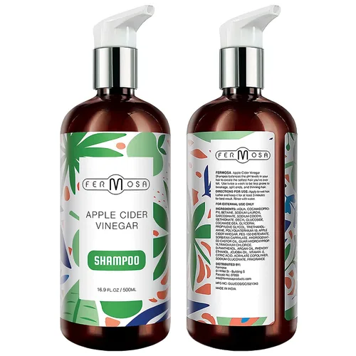 Vista 3 de FERMOSA Champú - Aclarador y nutritivo, hidratante y limpiador, reduce la picazón del cuero cabelludo y el encrespamiento, anti caspa, sin sulfato