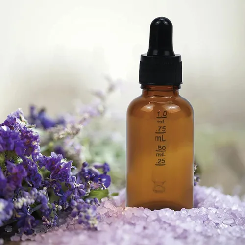 Vista 4 de Paquete de 20, botella cuentagotas de vidrio ámbar de 2 onzas con cuentagotas medido, embudos Essential Oil Tincture Bottles,60ml Brown Glass