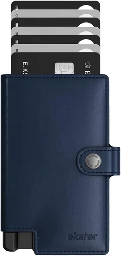Vista 24 de Ekster Cartera de aluminio con tarjetero para hombre, Manzana Verde (Apple Green), Tarjetero