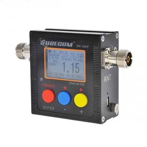 Vista 4 de Surecom SW-102HF 1.5-70MHz V.S.W.R. y Medidor de Potencia