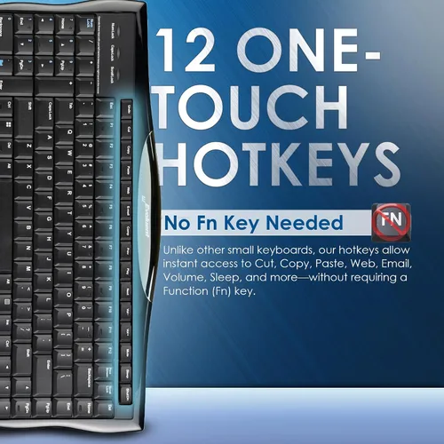 Vista 4 de Evoluent R3K - Teclado derecho de alcance reducido con conexión USB con cable y teclas de tacto suave, color negro