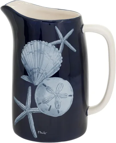 Vista 11 de Boston International Jarra de cerámica para servir agua y bebidas frías, 5.5 tazas, Agnetha