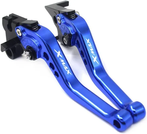 Vista 12 de Para Yamaha Xmax 250 300 400 Xmax X-MAX 250 300 400 motocicleta CNC ajustable embrague palanca de freno de control manijas freno de mano
