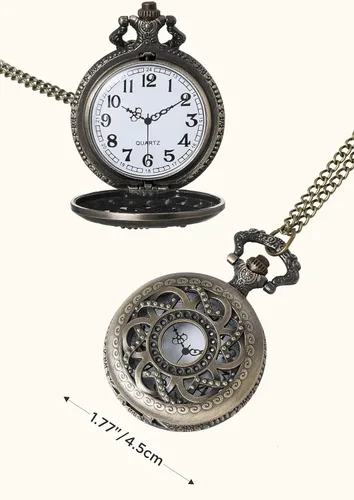 Vista 4 de BABEYOND - Disfraz de hombre de los años 1920, set de accesorios para disfraz de gángster de Gatsby con chaleco vintage, corbata, reloj de bolsillo