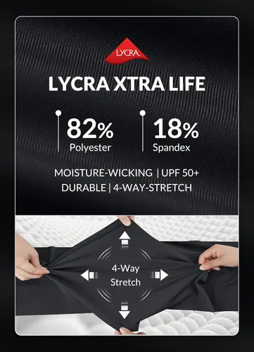 Vista 2 de BALEAF Pantalones de ciclismo para mujer, con acolchado de licra 34, pantalones cortos de ciclismo de cintura alta para ciclismo, Negro