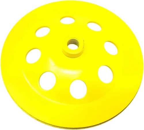 Vista 2 de CWD105H Rueda de Copa Diamante de 7" - Turbo - Serie Estándar C - 5/8" 11 T - Amarillo