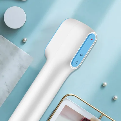 Vista 8 de Vaporizador de ropa de mano portátil para colgar, plancha eléctrica de mano, mini vaporizador de ropa de vapor para el hogar, viajes y negocios