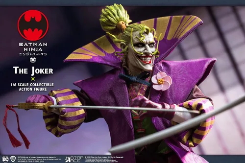 Vista 3 de Star Ace Toys Batman Ninja: The Joker (versión especial) figura de acción coleccionable a escala 1:6, multicolor