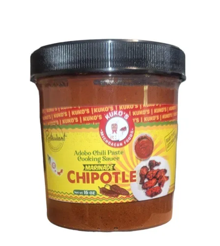 Vista 7 de Chipotle Adobo Marinade salsa de cocina pasta de chile comercial usado carne de pollo Vegano (marrón, Adobada Adobo Marinade)